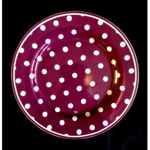 Greengate Kagetallerken - Naomi Plum - 19,5 cm.