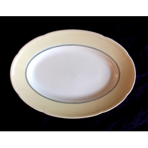 Poul Stel - Ovalt Fad - 38,5 cm. - Aluminia