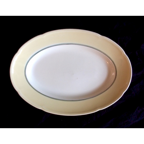 Poul Stel - Ovalt Fad 28 cm. - Aluminia