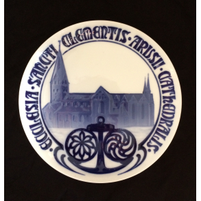 Mindeplatte - rhus Domkirke - B&G