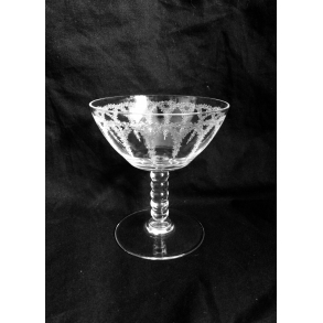 Krystalglas - Ranke - Champagneglas - 8,5 cm.