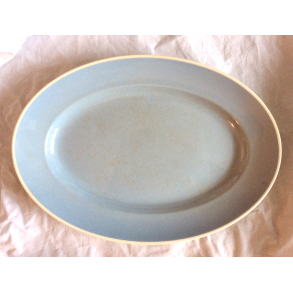 Sonja Stel - Ovalt Fad 39 cm. - Aluminia