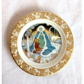 Snedronningen - Eventyr Plaquette/Asiet - Franklin Porceln