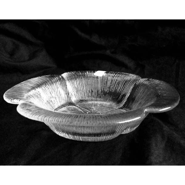 Holmegaard Garni Skl - Riflet Glas - 19 cm.