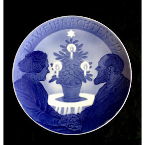 Juleplatte 1912 - Tysk Tekst - Royal Copenhagen