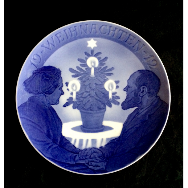 Juleplatte 1912 - Tysk Tekst - Royal Copenhagen