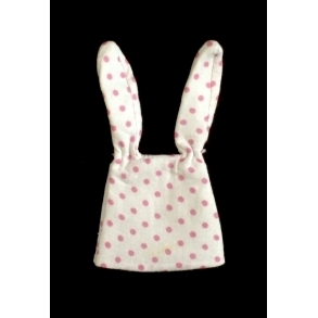 ggevarmer - Pskehare - Lyserde Prikker - 13,5 cm.