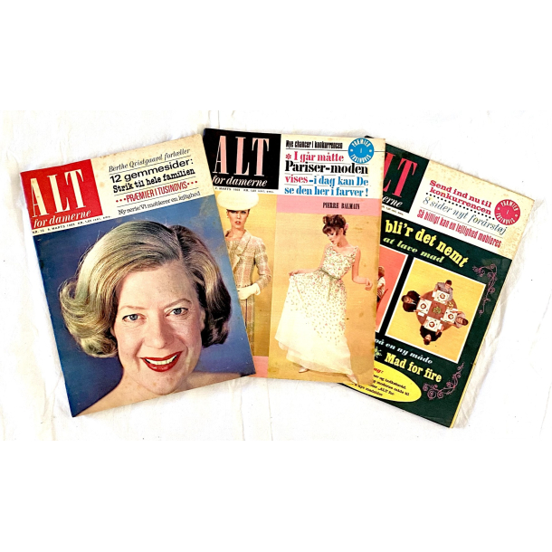 Retro Ugeblade - Alt For Damerne - r 1965 - Nr. 9-11 - St Af 3