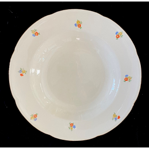 Anne Sofie Stel - Dyb Tallerken - 23,5 cm. - Aluminia