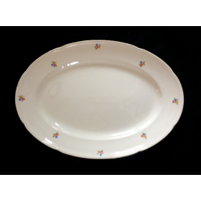 Anne Sofie Stel - Ovalt Fad - 32,5 cm. - Aluminia