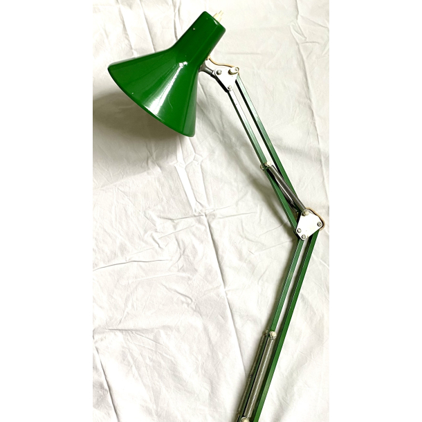 Retro Arkitektlampe - Grn - 74 cm.