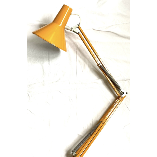 Retro Arkitektlampe - Gul - 76 cm.