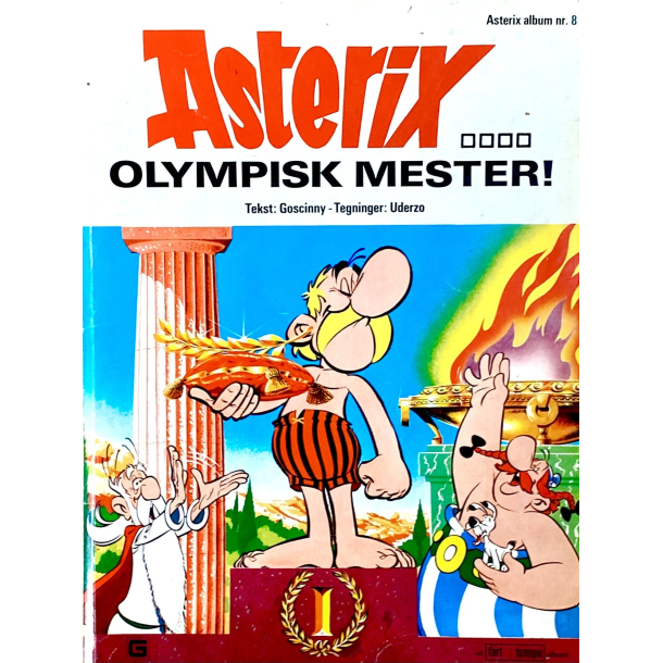 Retro Tegneserie - Asterix - Olympisk Mester - Goscinny &amp; Uderzo - �r 1972
