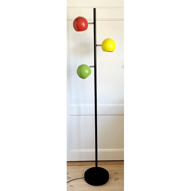 Retro Lampe - Ball Gulvlampe - 3 Farver - 151 cm. - Brelight
