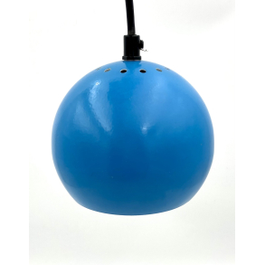 Retro Lampe - Ball Pendel - Turkis - 15 cm.