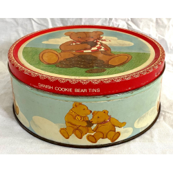 Retro Dse - Danish Cookie Bear - Bamsemotiv - 19,5 cm. - Dansk Biscuit Compagni
