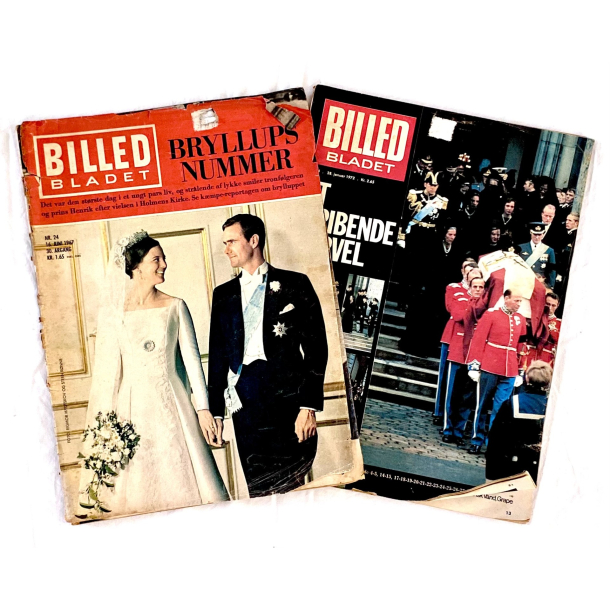 Retro Ugeblade - Billed Bladet - Juni 1967 &amp; Januar 1972 - St Af 2
