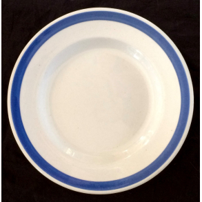 Bl Kant Stel - Kagetallerken - Bred Stribe - 15,5 cm. - Aluminia