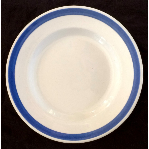 Bl Kant Stel - Kagetallerken - Bred Stribe - 15,5 cm. - Aluminia