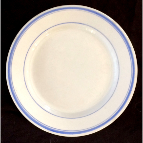 Bl Kant Stel - Flad Tallerken - 19 cm. - Aluminia