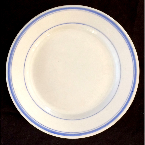 Bl Kant Stel - Flad Tallerken - 19 cm. - Aluminia