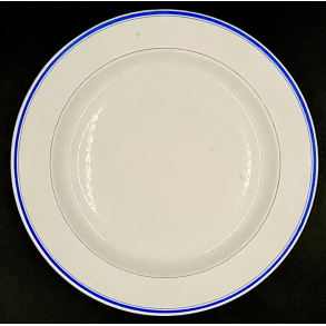 Bl Kant Stel - Rundt Fad - 34 cm. - Aluminia