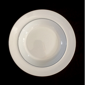 Blkant Stel - Dyb Tallerken Nr. 3072- Grethe Meyer - 21,5 cm. - Aluminia/Royal Copenhagen