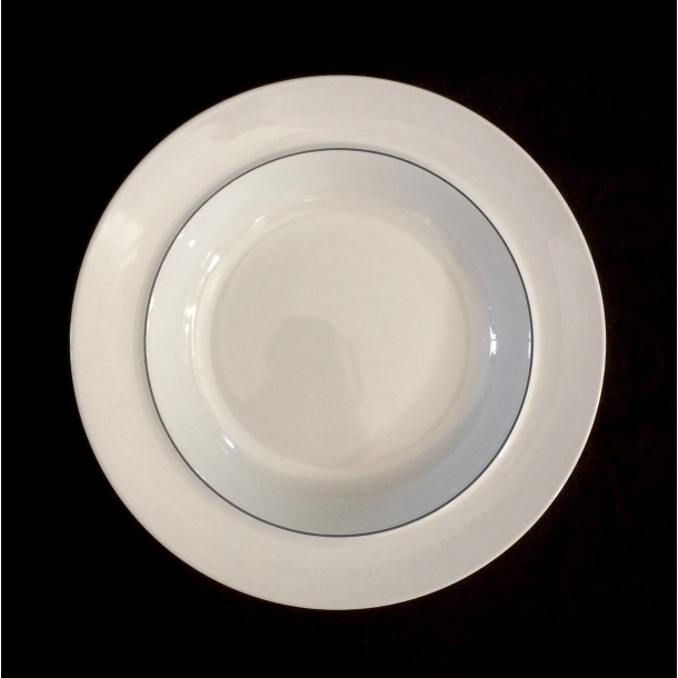 Blkant Stel - Dyb Tallerken Nr. 3072- Grethe Meyer - 21,5 cm. - Aluminia/Royal Copenhagen