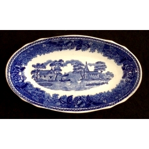 Blt Landskab Stel - Oval Skl Nr. 10 - 21 cm. - Arabia