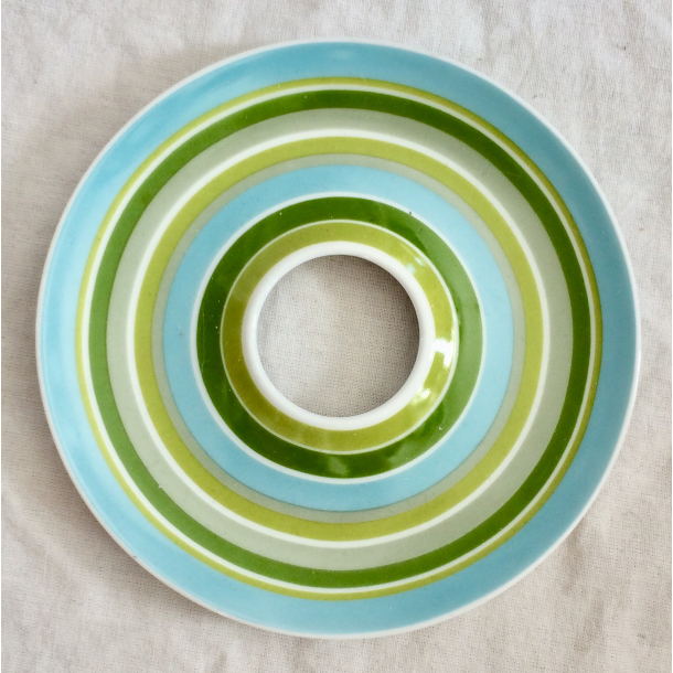 Bodum ggebger - Porceln - Grn - Striber - 13 cm.