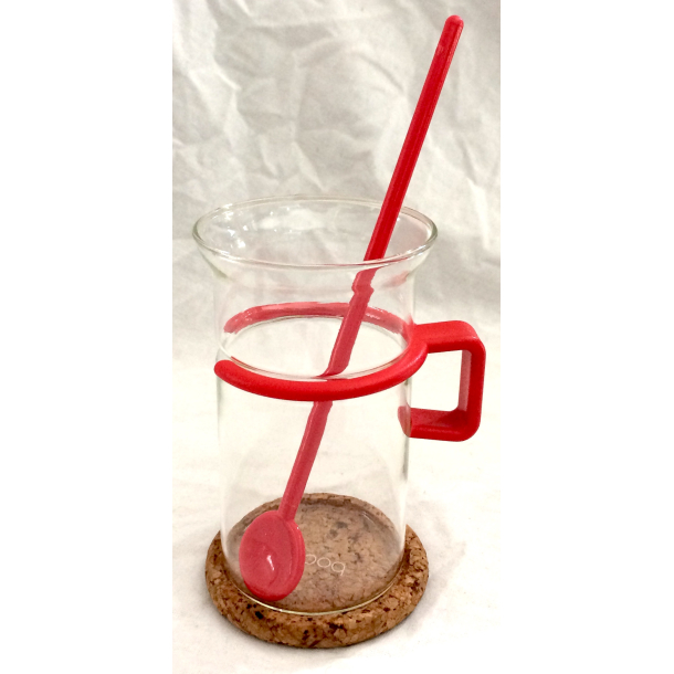 Bodum Assam Krus - Teglas - Rd - Korkbrik &amp; Teske - 0,3 l.