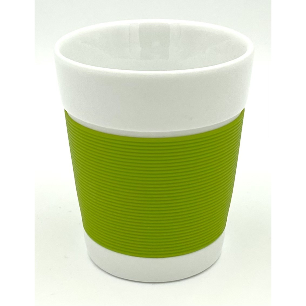 Bodum Canteen Termokop - Porcel�n &amp; Silikone - Limegr�n - 10 cm.