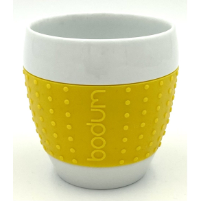 Bodum Pavina Termokrus - Porceln & Silikone - Gul - 9 cm.