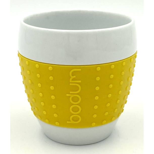 Bodum Pavina Termokrus - Porceln &amp; Silikone - Gul - 9 cm.