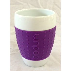Bodum Pavina Termokrus - Porcel�n & Silikone - Lilla - 11,5 cm.