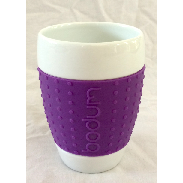 Bodum Pavina Termokrus - Porcel�n &amp; Silikone - Lilla - 11,5 cm.