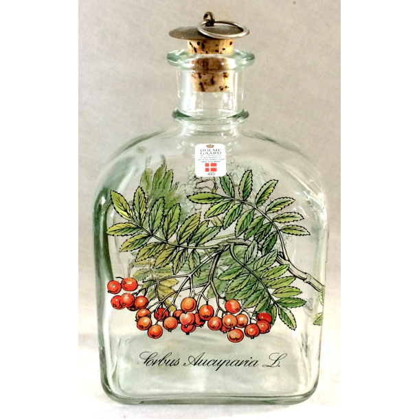 Holmegaard Snapseflaske - Brndevins Amatren - Rnnebr - Sorbus Aucuparia L.
