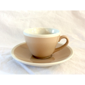 Brun Hotelin Stel - Kaffekop Nr. 3001-4 - Aluminia