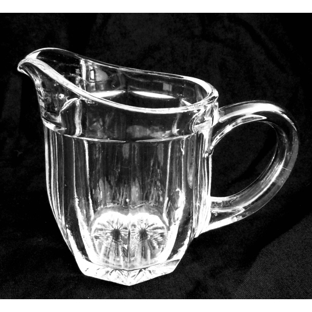 Chippendale Fldekande - Klart Glas - 8,5 cm. - Fyns Glasvrk