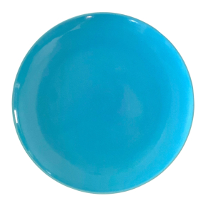 Confetti Stel - Middagstallerken - Turkis - 23,5 cm. - Aluminia