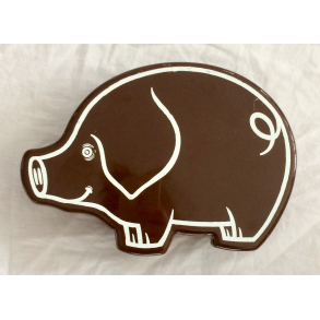 Retro Juledse - Julegris - Brun - 22,5 cm.