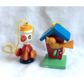 Retro Pskepynt - Hne & Kukur - Malet Tr - Daells Varehus - St Af 2