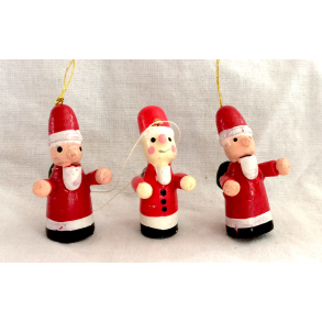 Retro Julepynt - Juleophng - Julemnd - Malet Tr - Daells Varehus - St Af 3