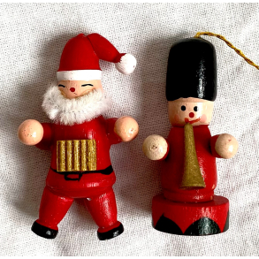 Retro Julepynt - Juleophng - Julemand & Garder - Malet Tr - Daells Varehus - St Af 2