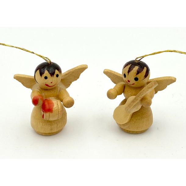 Retro Julepynt - Juleophng - Musik-Engle - Naturfarvet Tr - Daells Varehus - St Af 2