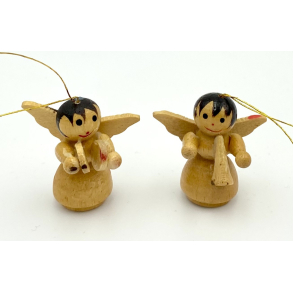 Retro Julepynt - Juleophng - Musik-Engle - Naturfarvet Tr - Daells Varehus - St Af 2