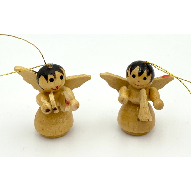 Retro Julepynt - Juleophng - Musik-Engle - Naturfarvet Tr - Daells Varehus - St Af 2