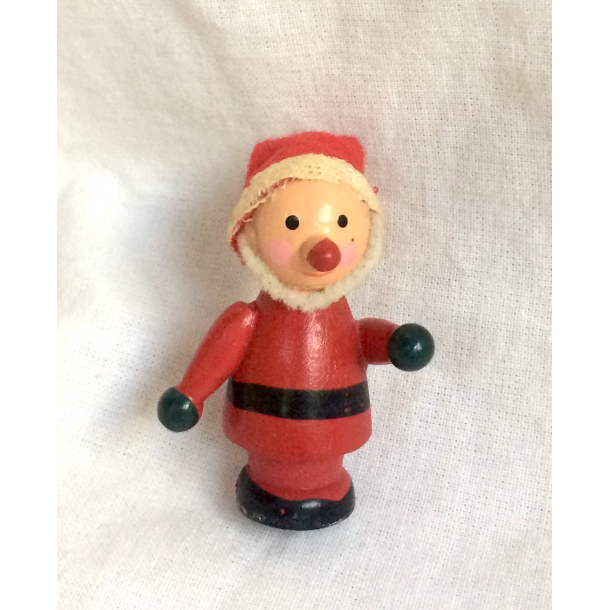 Retro Julepynt - Nisse - Malet Tr - Daells Varehus - 5 cm.