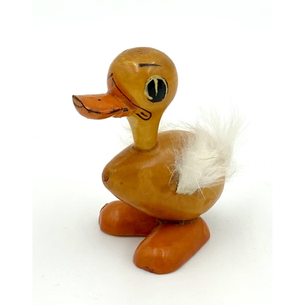 Retro P�skepynt - P�skeand - Lakeret Tr� - 7 cm. - Daells Varehus