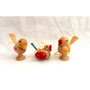 Retro Pskepynt - Pskekyllinger - Malet Tr - Daells Varehus - St Af 3